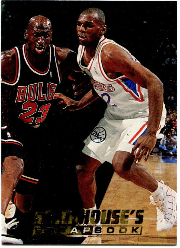 Jerry Stackhouse Scrapbook Fleer Metal 95-96