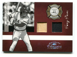 Tony Perez 2005 Donruss Classics #HR17 Material Card /24