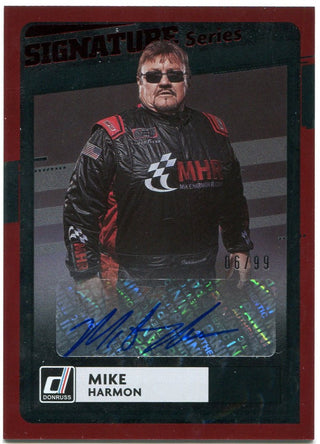 Mike Harmon Donruss signature series auto 06/99