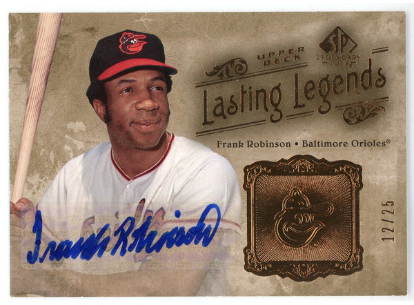 Frank Robinson Autographed 2005 Upper Deck Legendary Cuts Card #LL-FR