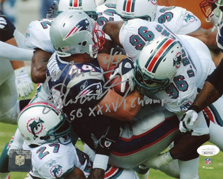 Marc Edwards "SB XXXVI Champs" Autographed 8x10 Photo (JSA)