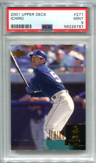 Ichiro Suzuki 2001 Upper Deck #271 PSA 9 Card