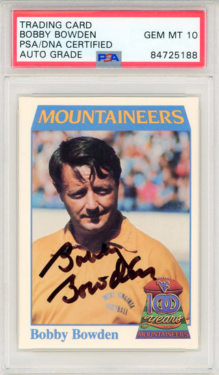 Bobby Bowden Autographed 1991 College Classics Card  (PSA Auto Gem MT 10)