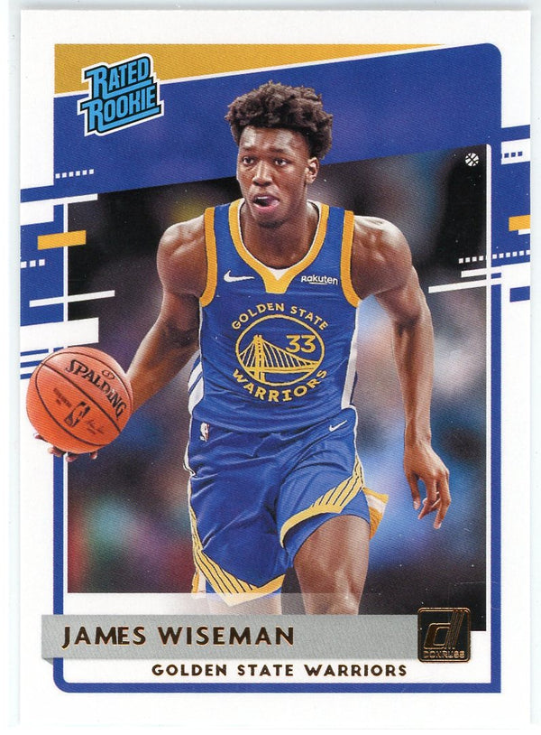 James Wiseman 2020-21 Panini Donruss Rated Rookie Card #226