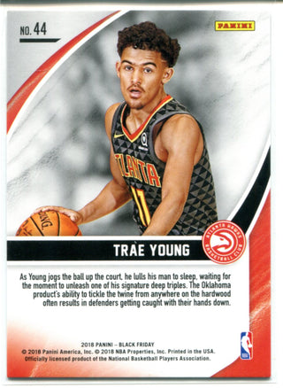 Trae Young 2018 Panini Black Friday Rookie Card #44