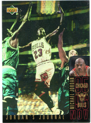 Michael Jordan Upper Deck Jordan' Journal Nov 1995