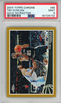 Tim Duncan 2009 Topps Chrome Gold Refractor Card #86 (PSA Mint 9)