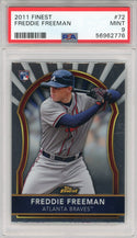 Freddie Freeman 2011 Topps Finest Rookie Card #72 (PSA)