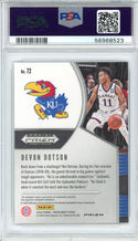 Devon Dotson 2020 Panini Prizm DP Silver Prizm Rookie Card #72 (PSA)