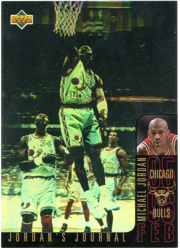 Michael Jordan Upper Deck Jordan's Journal Feb 96