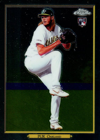 A.J. Puk 2020 Topps Chrome Rookie Card