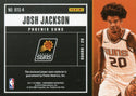 Josh Jackson 2017 Panini Contenders Rookie Ticket Jersey Patch Relic Card