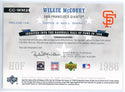 Willie McCovey Autographed 2005 Upper Deck Class of Cooperstown Card #CC-WM2