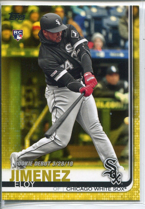 Eloy Jimenez 2019 Topps Update Yellow Walgreens Exclusive Rookie Card