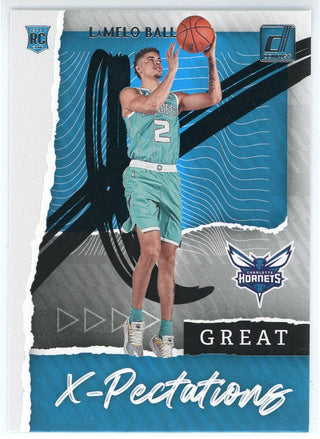 LaMelo Ball 2020-21 Panini Donruss X-Pectations Rookie Card #3