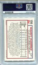 Manny Ramirez 1992 Topps #156 PSA Mint 9 Card