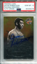 Oscar Robertson Autographed 2012-13 Panini Brilliance Card (PSA)