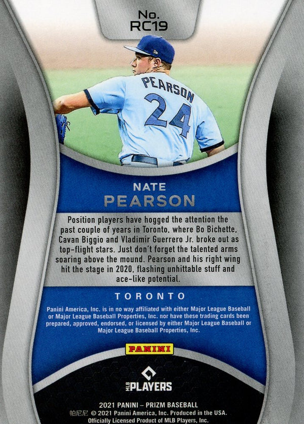 Nate Pearson 2021 Panini Prizm Rookie Card