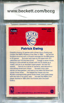 Patrick Ewing 1986-87 Fleer Stickers #6 BCCG Excellent 8 Card