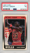 Michael Jordan 1988 Fleer Card #17 (PSA NM 7)