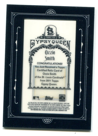 Ozzie Smith 2011 Topps Gypsy Queen Jersey Card #fmros