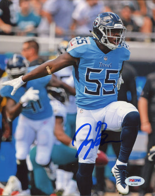 Jayon Brown Autographed Tennessee Titans 8x10 Photo (PSA)