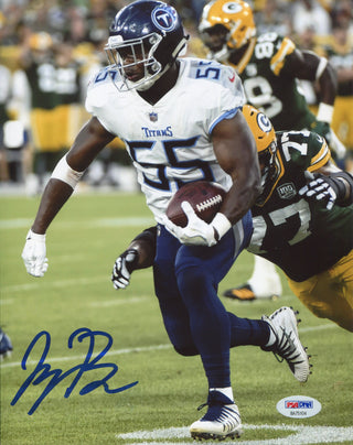 Jayon Brown Autographed Titans 8x10 Photo (PSA)