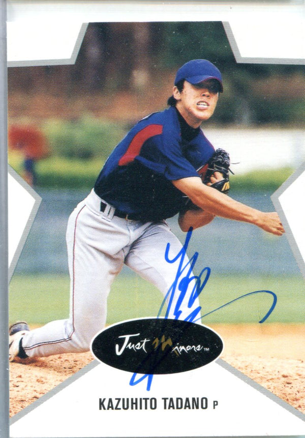 Kazuhito Tadano 2003 Just Minors Autographed Card #172/875