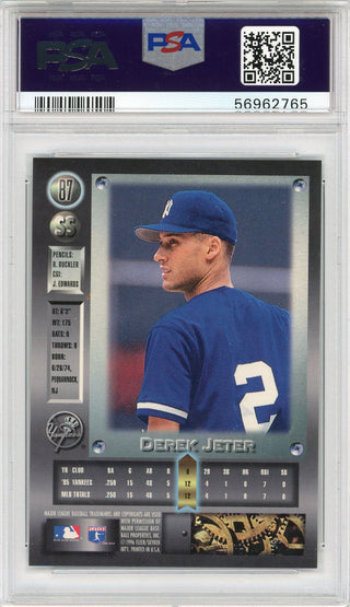 Derek Jeter 1996 Fleer Metal Universe Card #87 (PSA)