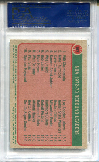 1973 Topps ABA Rebound Leaders #157  PSA NM 7 Card