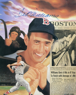 Ted Williams Autographed 8x10 Photo