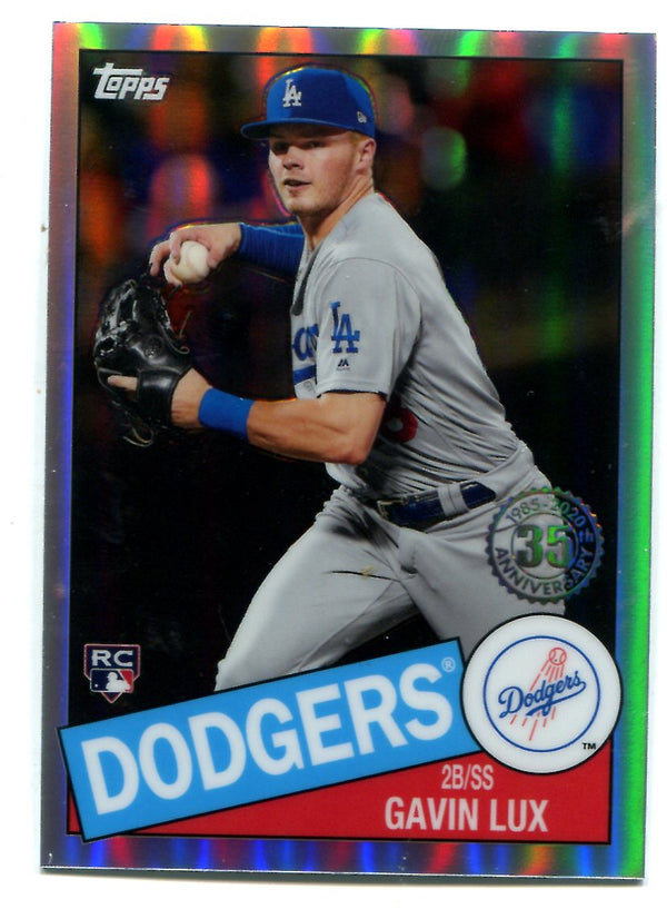 Gavin Lux 2020 Topps #85TC5 Refractor Card