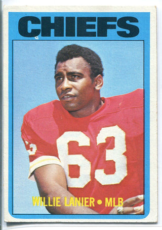 Willie Lanier 1972 Topps Card #35