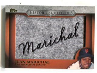 Juan Marichal 2012 Topps Historical Stiches #HSJM Card