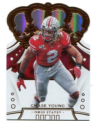 Chase Young 2020 Panini Chronicles Draft Picks #2 Crown Card