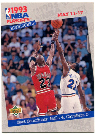 Michael Jordan Upper Deck 1993 NBA Playoff Highlights May 11-17