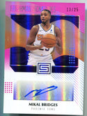 Mikal Bridges Autographed 2018-19 Panini Freshman Signatures #FSMKB Card /25