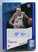 RJ Hampton 2021 Panini Donruss Elite Pen Pals Autographed Card /35