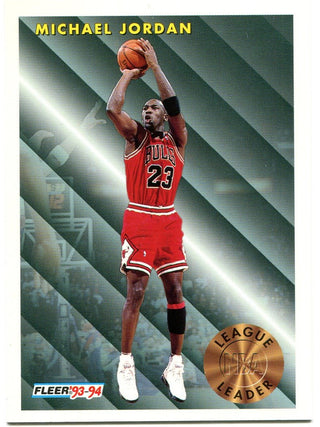 Michael Jordan Fleer 1993 League Leaders