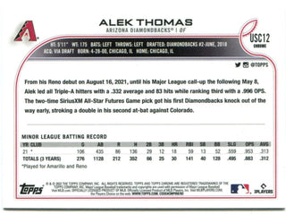 Alek Thomas Topps Chrome Rookie