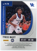 Tyrese Maxey Autographed 2020 Panini Prizm Draft Picks Rookie Card #PA-TM