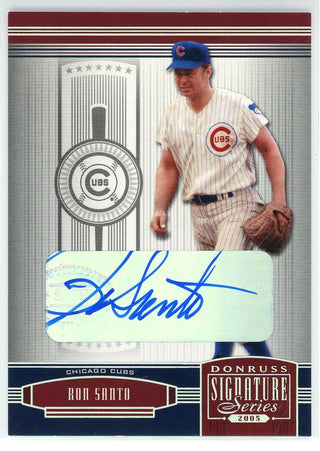 Ron Santo Autographed 2005 Donruss Signature Series Card #32