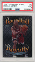 Michael Jordan 1998 Topps Roundball Royalty Card #R1 (PSA)