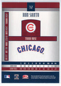 Ron Santo Autographed 2005 Donruss Signature Series Card #32