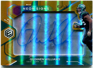 Quinnen Williams Panini Elements Neon Signs Auto 43/50