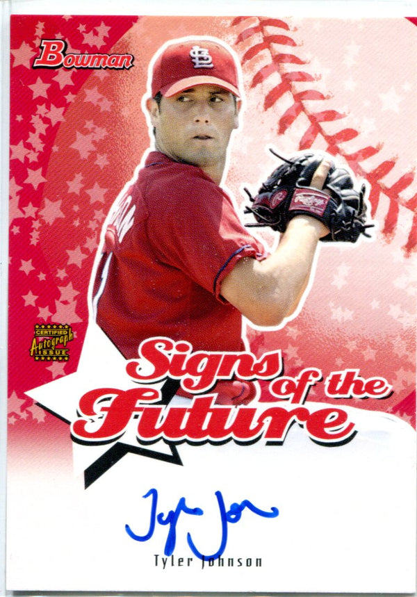 Tyler Johnson 2004 Bowman Signs of Future Autographed Card