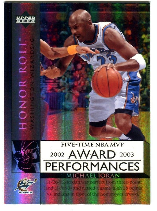 2003 Upper Deck Honor Roll #AP14 Michael Jordan Card