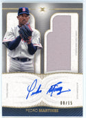 Pedro Martinez Autographed 2021 Topps Definitive Relic Card #DARC-PM