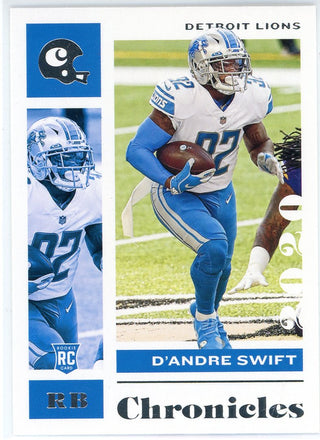 D'Andre Swift 2020 Panini Chronicles Rookie Card #32