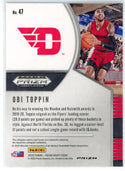 Obi Toppin 2020-21 Panini Prizm Draft Picks Green Prizm Rookie Card #47